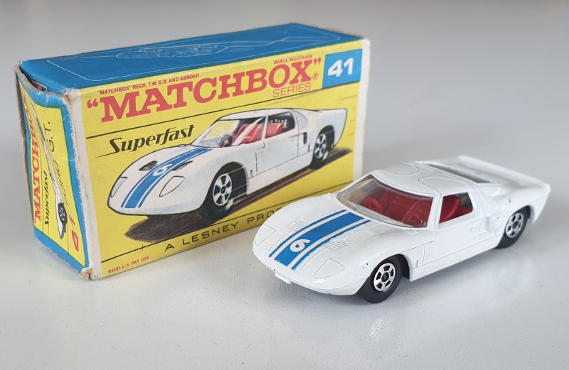 Matchbox Superfast 41 Ford GT diecast model