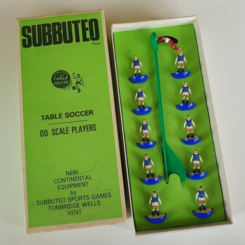 Vintage Subbuteo HW Team 17 Sheffield Wednesday Brighton 1970's