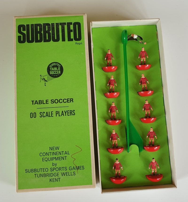 Vintage Subbuteo HW Team 41 Liverpool 1970's