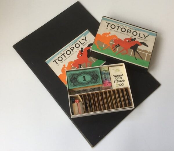 Totopoly board game waddingtons vintage 1940s