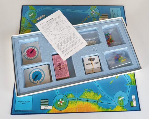 Vintage AIR CHARTER Board Game Waddingtons 1960s