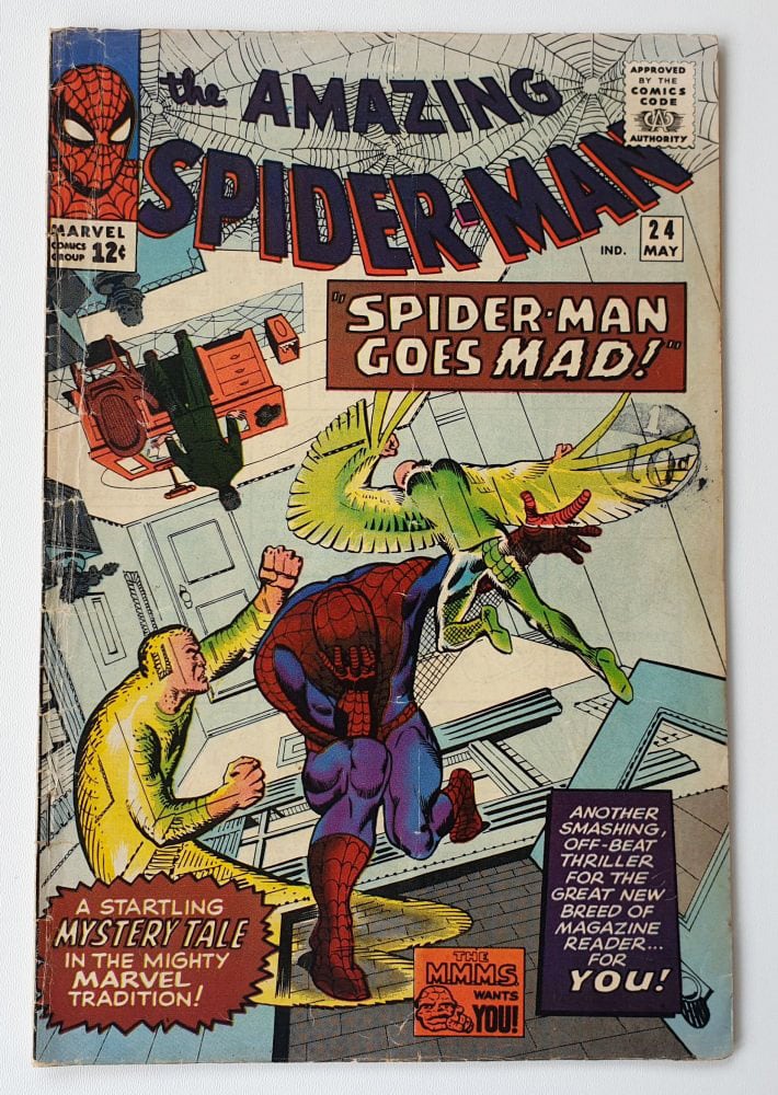Amazing Spider-Man 24 Vintage Marvel comic 1965