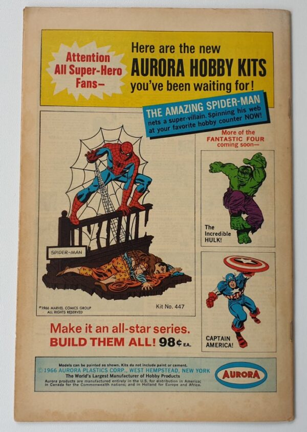 Amazing Spider-Man 44 vintage Marvel comic 1967