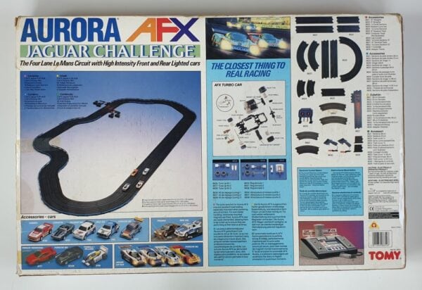 Vintage Tomy Aurora AFX Jaguar Challenge Le Mans Set