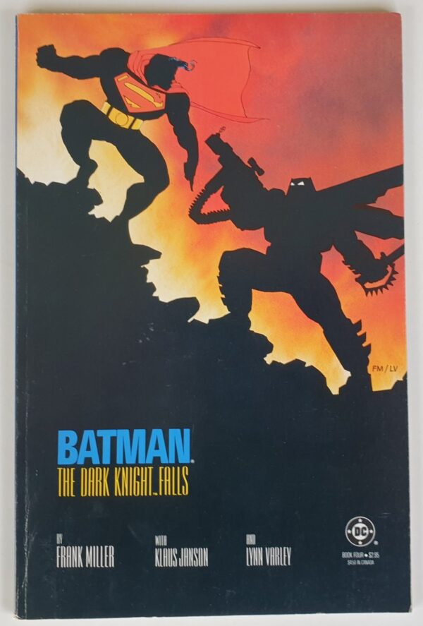 BATMAN THE DARK KNIGHT FALLS Graphic Novel by Frank Miller (DC Comics 1986)