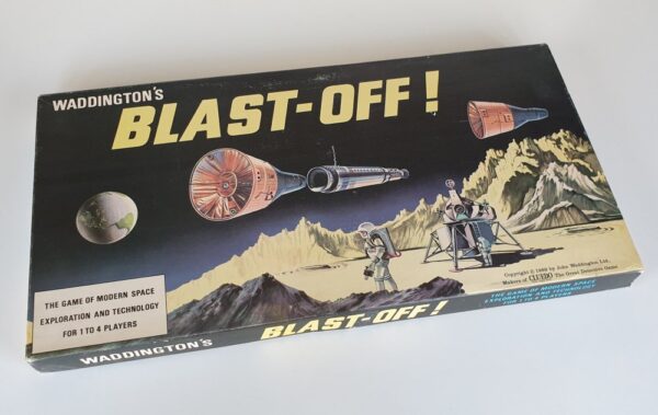 Vintage BLAST OFF Board Game Waddingtons 1960s