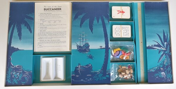 Vintage Buccaneer board game waddingtons 1960s