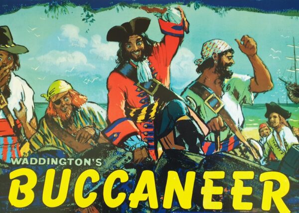 Vintage Buccaneer board game waddingtons 1960s