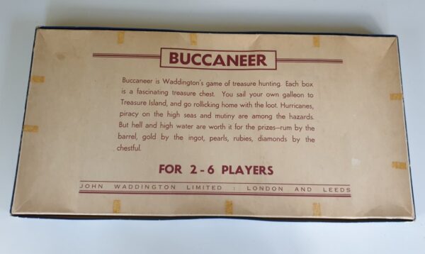 Vintage Buccaneer board game waddingtons 1960s