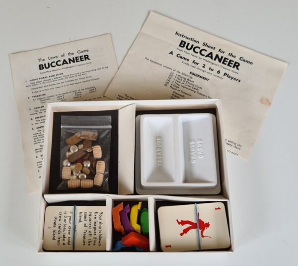 Vintage BUCCANEER Board Game 1950's by Waddingtons