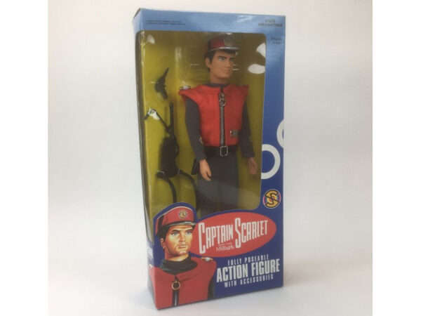 Vintage 'Captain Scarlet' 12 inch Action Figure (Vivid Imaginations 1993)