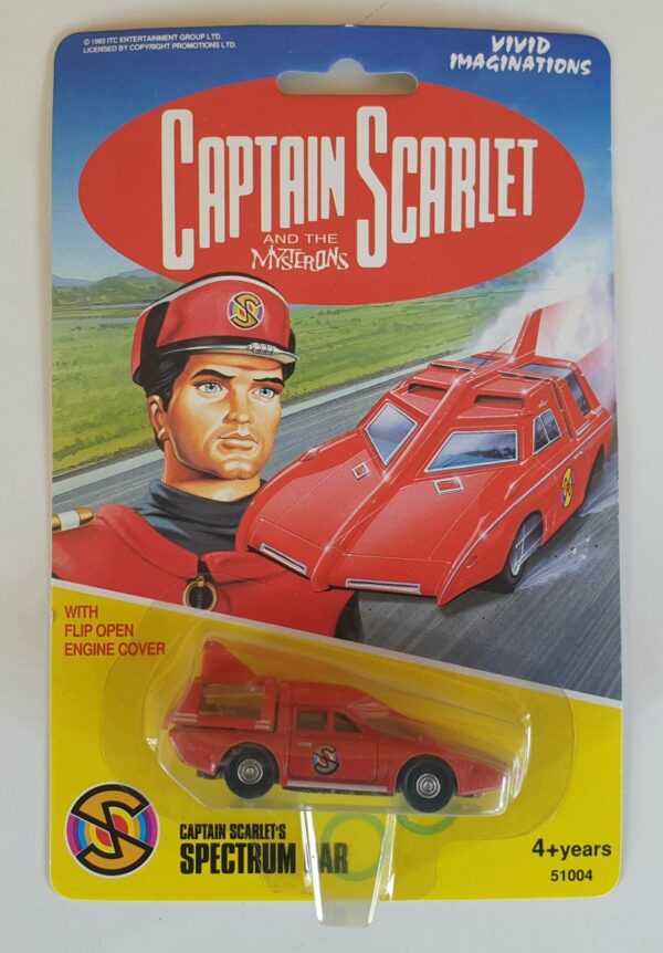 CAPTAIN SCARLET SPECTRUM PATROL CAR Diecast Model - Vivid Imaginations 1993