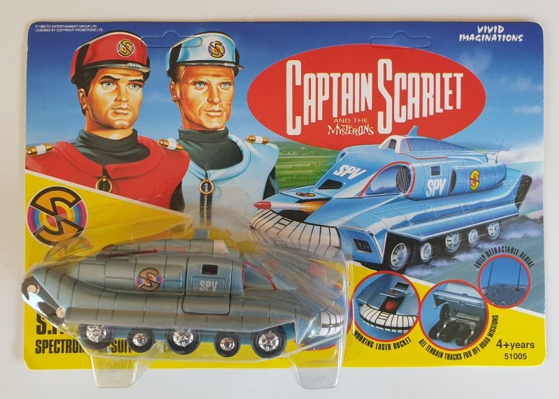 CAPTAIN SCARLET S.P.V. Diecast Model - Vivid Imaginations 1993