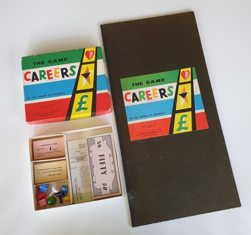 Vintage 1950's CAREERS Board Game by Waddingtons