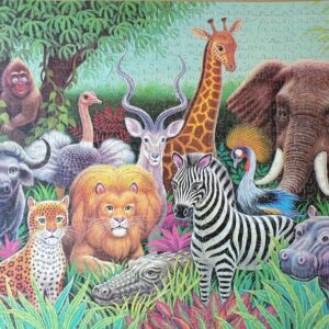 'Carnival of Animals' Vintage Victory Gold Box Puzzle 1500 pieces