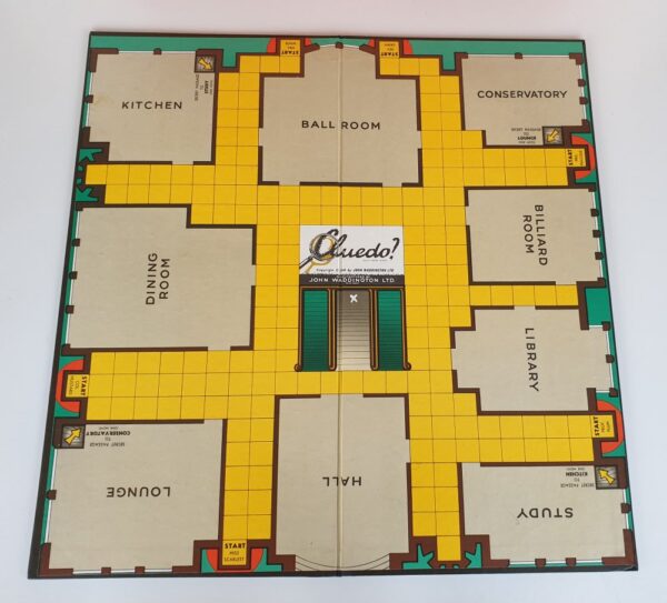 Vintage CLUEDO board game Waddingtons 1950s 1960s