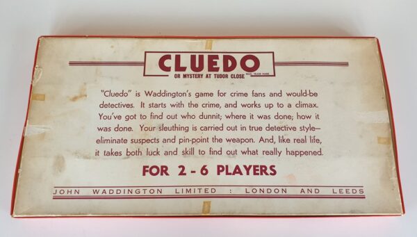Vintage CLUEDO board game Waddingtons 1950s 1960s