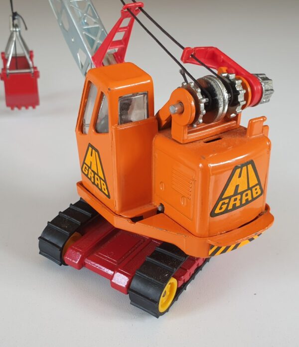 Vintage Corgi 1153 Priestman Boom Crane with Grab Diecast Model 1970's