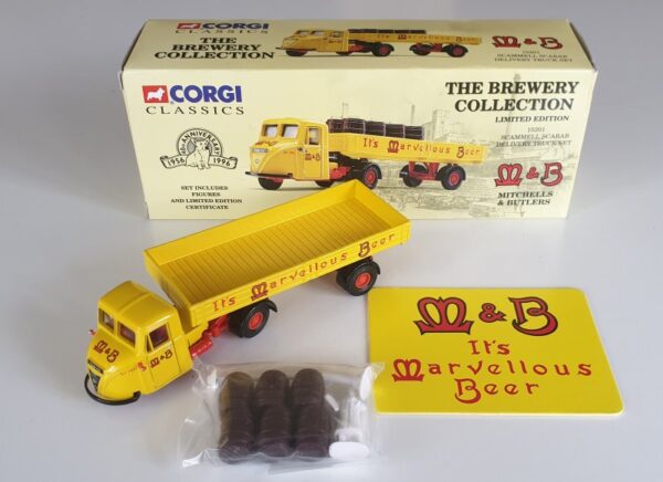 Corgi Classics 15201 Scammell Scarab Mitchells & Butlers Brewery