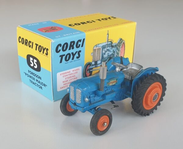 Vintage Corgi 55 Fordson Power Major Tractor 1960's diecast model