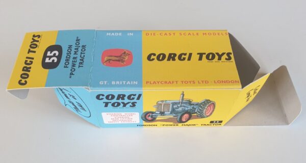 Vintage Corgi 55 Fordson Power Major Tractor 1960's diecast model