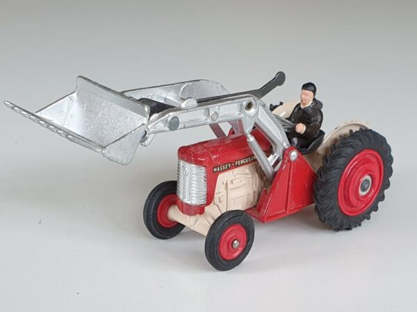 Vintage Corgi 57 Massey-Ferguson 65 Tractor with Forks 1960's diecast model