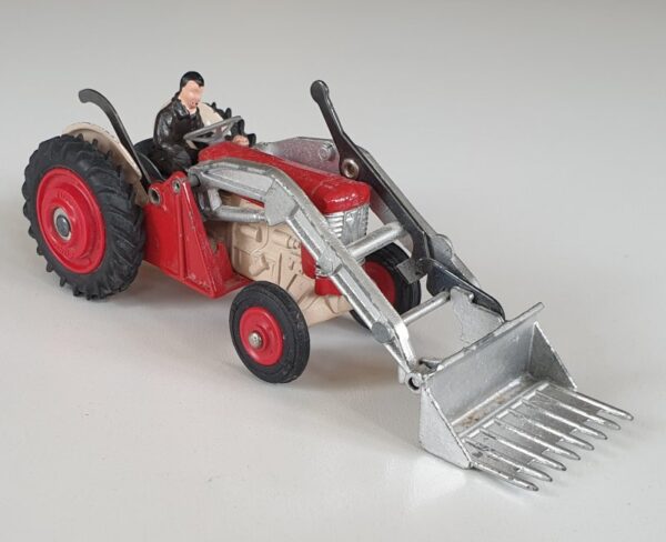 Vintage Corgi 57 Massey-Ferguson 65 Tractor with Forks 1960's diecast model