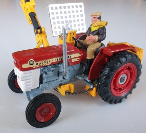 Vintage Corgi 73 Massey-Ferguson 165 Tractor with Saw Attachment 1970