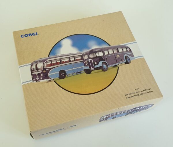 Corgi Classics 97053 YORK BROTHERS NORTHAMPTON BUS COACH SET AEC Regal Burlingham Seagull