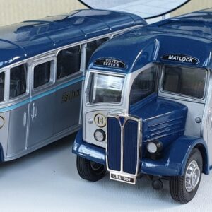 Corgi Classics 97070 Vintage SILVER SERVICE BUS SET (AEC Regal and Bedford OB Coach)