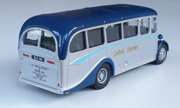 Corgi Classics 97070 Vintage SILVER SERVICE BUS SET (Bedford OB Coach)