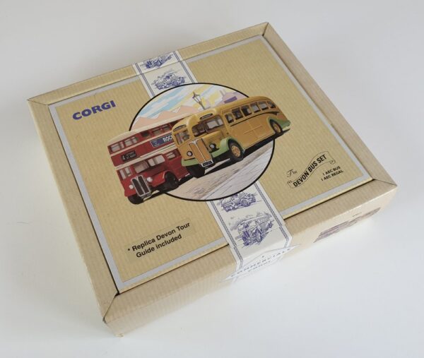 Corgi Classics 97071 Vintage DEVON BUS SET (AEC Regal and AEC Bus)