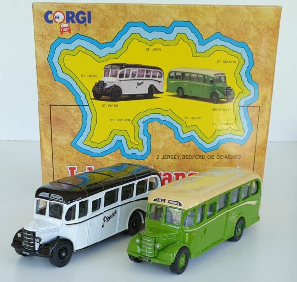 Corgi 97741 Island Transport Bedofrd OB Coach Set Jersey