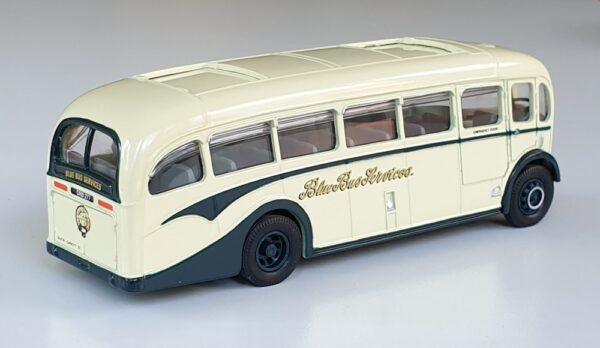 Corgi 97823 VINTAGE DAIMLER 1/2 COACH - BLUE BUS SERVICES DERBYSHIRE