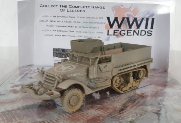 Corgi Legends CC60407 M3 Half Track 'Battle of the Bulge' Diecast Model