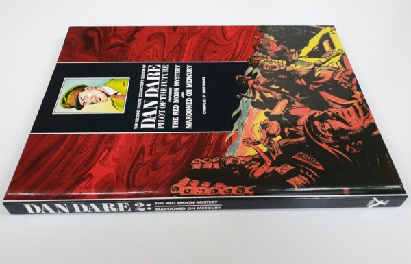 DAN DARE RED MOON MYSTERY MAROONED ON MERCURY Deluxe Collectors Edition Hardback HAWK BOOKS