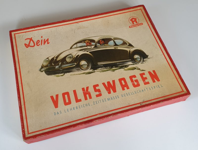 DEIN VOLKWAGEN Vintage Board Game 1950's by Hausser