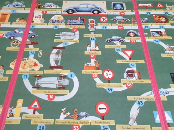 DEIN VOLKWAGEN Vintage Board Game 1950's by Hausser