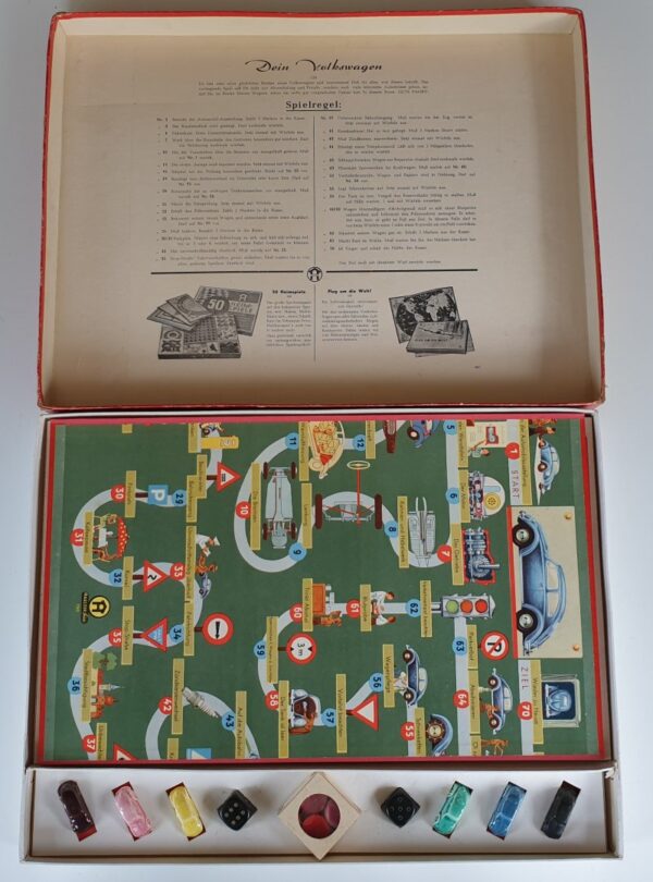 DEIN VOLKWAGEN Vintage Board Game 1950's by Hausser