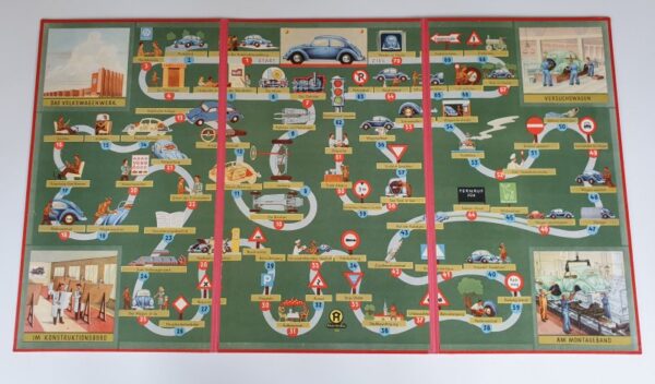 DEIN VOLKWAGEN Vintage Board Game 1950's by Hausser