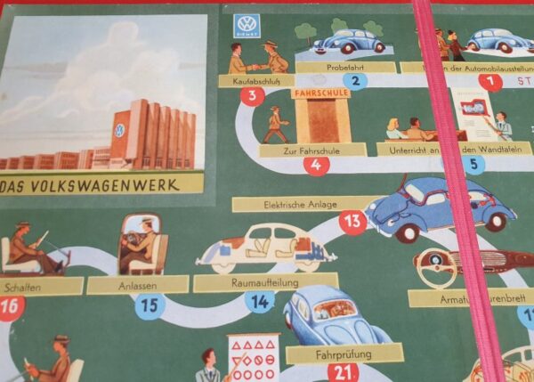 DEIN VOLKWAGEN Vintage Board Game 1950's by Hausser