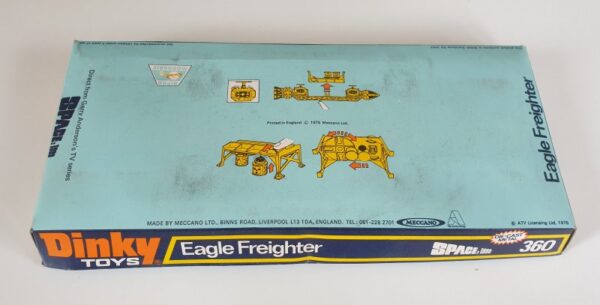 Dinky 360 Eagle Freighter Space 1999 Vintage Diecast model 1970's