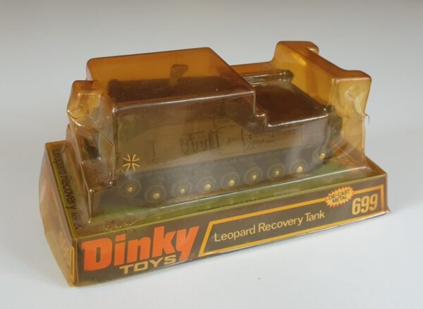 Dinky 699 Leopard Recovery Tank Vintage 1970's diecast model