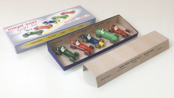 Vintage Dinky Gift Set 4 Racing Cars