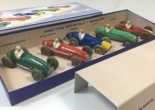 Dinky Gift Set 4 Racing Cars 1950s