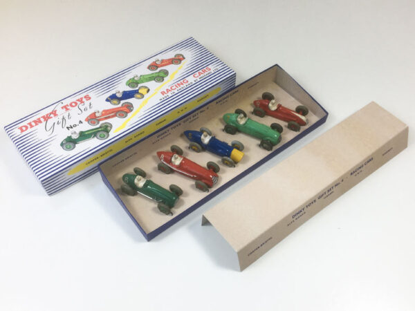 Dinky Gift Set 4 Racing Cars 1950s