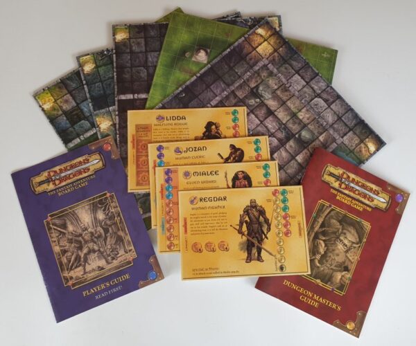 Vintage Dungeons and Dragons Fantasy Adventure Board Game - Parker (2003)