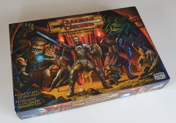 Vintage Dungeons and Dragons Fantasy Adventure Board Game - Parker (2003)