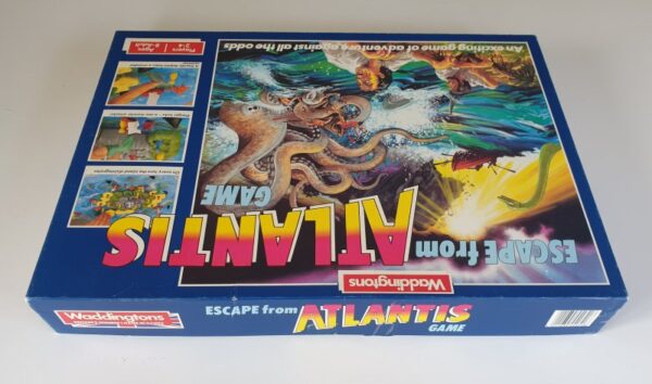 ESCAPE FROM ATLANTIS Vintage board game Waddingtons 1980s