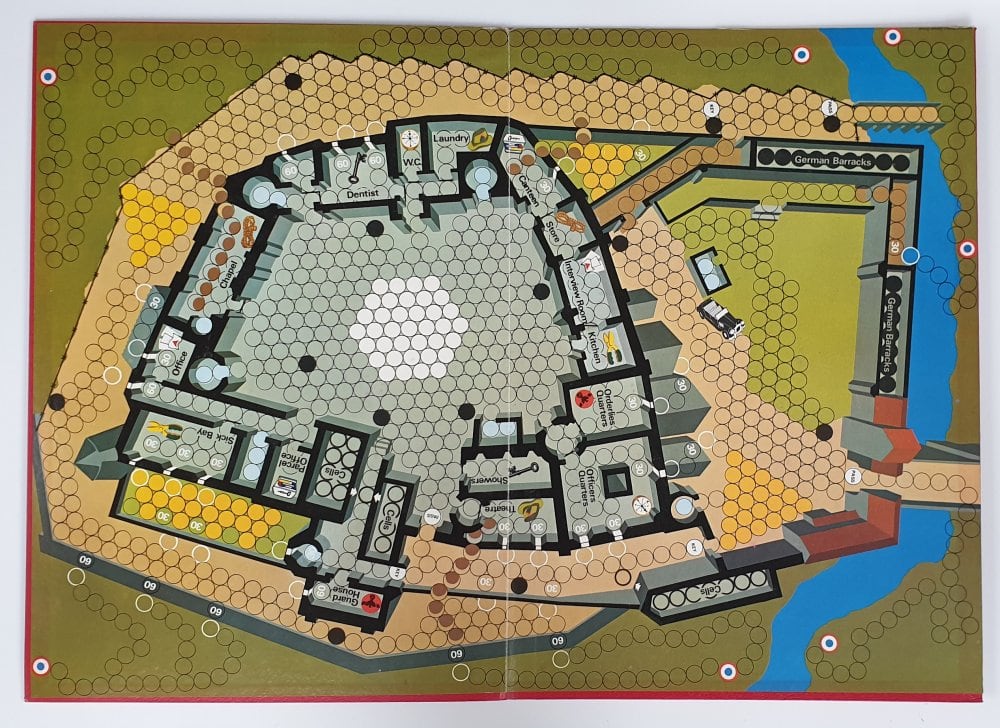 ESCAPE FROM COLDITZ Board Game (Parker) 1970